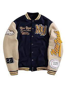 simply complicated スタジャン varsity jacket Simple Varsity Jacket – Slick Street